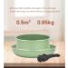3PCS Frying Pan Set with Detachable Handle Space Saving Cookware Frying Pan Sauce Pan Non-Stick Oven Safe Up Dishwasher Safe Non Stick Frying Pan with Removable Handle - Buy Online on GoSupps.com