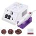 Cadrim Electric Nail Drill  Adjustable Nail File Machine Set with Sanding bands for Manicure Pedicure Acrylic Nails Gel Glazing Nail Art Polisher White