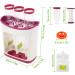 Buy Squeeze Station - BPA Free Baby Food Squeezer with 10 Squeezing Bags - Perfect for Homemade Baby Food & High-Thorough Food - Buy Online on GoSupps.com