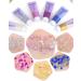 Chunky Glitter Gel - Festival Cosmetic Glitter for Face, Hair, Nails - Mermaid Sequins Liquid Eyeshadow - Long Lasting 50ml (#06 White) - Buy Online on GoSupps.com