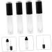 PLAFOPE 4pi ces Tubes Vides Pour Gloss Flacons Cosm tiques Transparents Rechargeables Et Pratiques Pour Maquillage 10.00X1.70X1.70CM noir - Buy Online on GoSupps.com