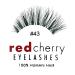 Red Cherry Eyelashes #43 Stevi Multipack - 4 Pairs of Professional Human Hair Eyelashes for a Natural Look - International Shipping Available - Buy Online on GoSupps.com