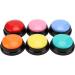 6 Pack Multicolored Language Recording Buttons - 30-Second Describable Pet Training & Creative Learning Gifts for Kids & Office Fun - Buy Online on GoSupps.com
