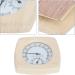 Natudeco Wooden Thermo Hygrometer | Indoor Thermometer for Bathroom & Sauna Accessories | Accurate Humidity & Temperature Measurement - Buy Online on GoSupps.com