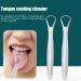 Rust-Free Stainless Steel Tongue Cleaner Scraper - 2 Piece Set for Fresh Breath & Bad Breath Bacteria - Premium Metal Brush for Adults - Buy Online on GoSupps.com