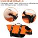 Wallpage Dog Life Jacket - Fainfun Adjustable Buoyancy Vest for Small & Large Dogs - Ripstop Reflective Swimming Rescue Handle (M Orange) - Buy Online on GoSupps.com