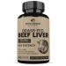 Wholesome Grass Fed Desiccated Beef Liver - 180 Capsules