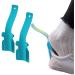 Lazy Shoes Helper for Easy to Wear Shoes, Portable Shoe Lifting Helper for Men, Women and Kids, Sock Slider Handled Shoe Horn for Seniors, Elderly, Disabled - Shoes Helper Fits for All Shoes 2PC(Blue)