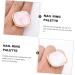 2 Pi ces Palette Anneau pour Ongles R sine Marbr e Plaque de M lange Blanche et Rose Outil Portable pour Vernis et Art des Ongles - Buy Online on GoSupps.com