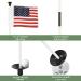 WATSY USA Golf Flagstick Practice Mini Putting Green Flags - Portable 2-Section Design for Home Training - USA Set of 1 - Buy Online on GoSupps.com