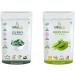 CROW Curry Leaf Powder + Green Chilli Powder (Hari Mirchi Powder) - 200 GM Each (Super Saver Combo Pack) by B Naturall
