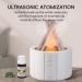 Campfire Flame Diffuser - 250ml Aromatherapy Humidifier with Remote Control | Essential Oil Diffuser for Home Bedroom & Office | Auto Shut-Off & Night Light - Perfect Gift (Black - Buy Online on GoSupps.com