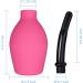 TopQuaFocus 10oz Silicone Enema Bulb Kit | Colon Cleaning Comfort | 4.8'' Tips | 294ml-red - Buy Online on GoSupps.com