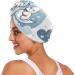 Cute Teddy Bear Moon Hair Towel 2 Pack | Super Absorbent Quick Dry Turbans for Women & Girls - Buy Online on GoSupps.com
