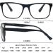 OLOMEE Reading Glasses 2.00 Men's Oversized Large Square Readers Black Frame 4 Pack - Lightweight Eyeglasses for Reading with Flexible Spring Hinge - Buy Online on GoSupps.com
