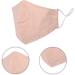 Reusable Face Mask Washable Face Covering Bandana Face Mask 3 Layer Cotton Face Mask Breathable Fashion Face Mask for Protection Against Pollution Beige 4pcs - Buy Online on GoSupps.com