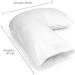 DMI Body Pillow  Side Sleeper Pillow and Pregnancy Pillow with Contoured Support to Eliminate Neck  Back  Hip  Joint Pain and Sciatica Relief with Removable Washable Cover  Firm  U Shape Neck Pillow Half Body Pillow - Buy Online on GoSupps.com