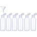 6 Pack Transparent Travel Bottles Set - 100 ML Leak-Proof with Funnel for Flights & Vacations - Buy Online on GoSupps.com