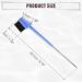 VOCOSTE Dual Comb Eyebrow Brushes Makeup Tool Blue 8.15" Length - Buy Online on GoSupps.com
