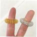 Solustre 10-Pack Finger Massage Rings - Fidget Toy for Stress Relief & Sensory Play Carbon Steel Mini Massage Device - Buy Online on GoSupps.com