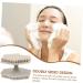 HONMEET Face Brush Facial Scrubber Exfoliator Face Cleansing Brush Scrubber Face Exfoliator Facial Exfoliator Face Scrubber Facial Wash Brush Facial Cleansing Brush Exfoliator 6.50X6.50X4.00CM Grey - Buy Online on GoSupps.com