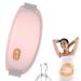 Menstrections heating pillows wirelessly abdomen thermal belt USB electrical periods heat belt with massage back against period pain & cramps for women and girls pink