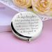 JCHCAMRY Engraved Compact Makeup Mirror - Daughter Gifts for Birthday, Mother's Day & More - Buy Online on GoSupps.com