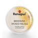 Renapur Premium Beeswax Wood Polish - Natural Furniture Polish & Conditioner - Nourishes Polishes and Protects All Wood Types - Food-Safe - Ideal for Wooden Surfaces & Furniture (6.7 fl oz)
