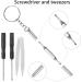 Cozlly 500-Piece Screw Repair Set | Optician Tool Screws Glasses & Jewelry Repair Kit with Screwdriver - Buy Online on GoSupps.com