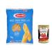 Italian Gourmet E.R. Pack of 12 Barilla Mezze Penne Rigate pasta No. 70 100% Italian 1 kg + Italian gourmet Polpa 400 g