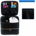 Tebinzi Nail Polish Organizer for 40 Bottles & Nail Lamp | Black Travel Storage Bag for Manicure Set | Ideal eCommerce Solution - Buy Online on GoSupps.com