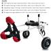 Dog Wheelchair Dog Wheelchair for Back Legs to Help Pets Regain Walking Ability Pet Wheelchair Lightweight 2 Wheels Dog Wheelchair Portable X-Small - Buy Online on GoSupps.com