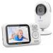 Taktark baby monitor with camera baby fon with camera 3.2 '' video baby monitor camera and audio baby monitor with zoom vox function intercom night vision temperature monitoring