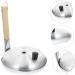 PRETYZOOM 1pc Frying Pan Paella Skillet Pan Pizza Pan Deep Frying Pot Japanese Frying Pot Flat Breakfast Grill Pan Frying Skillet Oven Pans Frying Wok with Cover Wood Small Pan 16c - Buy Online on GoSupps.com