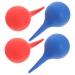 Healeved 4Pcs Rubber Ear squeeze syringe bulbs ear syringe ball syringe ear washing bulb Syringe Hand Bulb