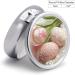 Travel Pill Box with 3 Compartments - Tulips & Lace Design - Portable Pill Organizer for Purse & Pocket - Ideal for International Shipping - Buy Online on GoSupps.com