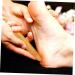 Lurrose 2-Piece Acupressure Massage Roller Set | Hand & Foot Reflex Zone Therapy Tools | Wooden Foot Massager | 11.5x1.5cm | International Shipping - Buy Online on GoSupps.com