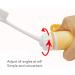 Silicone Toothbrush for Elderly | Easy Grip Non-Slip Adjustable Strap & Weighted Handle | Buy Internationally - Buy Online on GoSupps.com