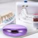Buy Portable Purple Retainer Case - Dental Mouth Protective Container | Tooth Bunny Design - International Shipping Available - Buy Online on GoSupps.com
