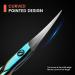 Bezox Curved Nail Skin Scissors - Precision Stainless Steel Manicure Tools for Tidy Care | Professional Nail Shaver & Small Rainbow Scissors for Women - Buy Online on GoSupps.com