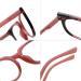 Bevi Reading Glasses 2.5x - Blue Light Blocking Anti Eye Strain Spring Hinge for Men & Women - Coral Color - Buy Online on GoSupps.com