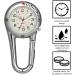 NICERIO Outdoor Carabiner Watch with Glow in The Dark Clip - White Pocket Watch for Rock Climbing & Mountaineering - Buy Online on GoSupps.com