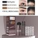 2 PCS Eyebrow Stamp Stencil Kits Waterproof Long-Lasting Eyebrow Stamp Set with 20 Reusable Eyebrow Stencil and 4 Eyebrow Brushes for Women Makeup (Medium brown) - Buy Online on GoSupps.com