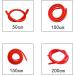 Haofy Enema Cleaning Hose - 50 cm Silicone Nozzle for Anal Intestine Cleaning | High Toughness Red with Bottle Connection - Buy Online on GoSupps.com