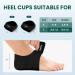 Welnove Plantar Fasciitis Gel Heel Protectors - Heel Cups for Pain Relief - Achilles Tendonitis and Cracked Heel Support - Small UK 4-7 - Buy Online on GoSupps.com