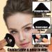 Ocim 4 Pack Soft Velour Triangle Powder Puffs with Case - Black (S-4 Pack) | Makeup Setting Powder Puff - Face Powder Applicator - Buy Online on GoSupps.com