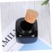 Beavorty porcelain material nail art dish manicure ceramic cork bottle manicue cups bottle Powder Bottle Jar bottle travel bottle Ceramic Bottle porcelain cup Wooden square 5.7*3.5cm Black - Buy Online on GoSupps.com
