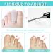 Silicone Toe Separators Guards - Pain Relief and Protection for Toes - Easy to Cut - Reduce Pressure - Ideal for Daily Activities - Buy Online on GoSupps.com