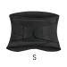 Siopob Back Brace | Anti-Skid Lumbar Support - Lower Back Brace With Adjustable Support Straps Anti-Skid Sweat- Band Com-fortable Gym Accessories Black Size S - Buy Online on GoSupps.com