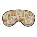 Llama Desert Cactus Sleep Mask Eye Cover for Sleeping Blindfold with Adjustable Strap Blocks Light Night Travel Nap for Men Women